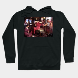 Penelope and her Suitors - John WIlliam Waterhouse Hoodie